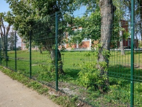 3D заборы для школы 90 метров фото в Звёздном городке